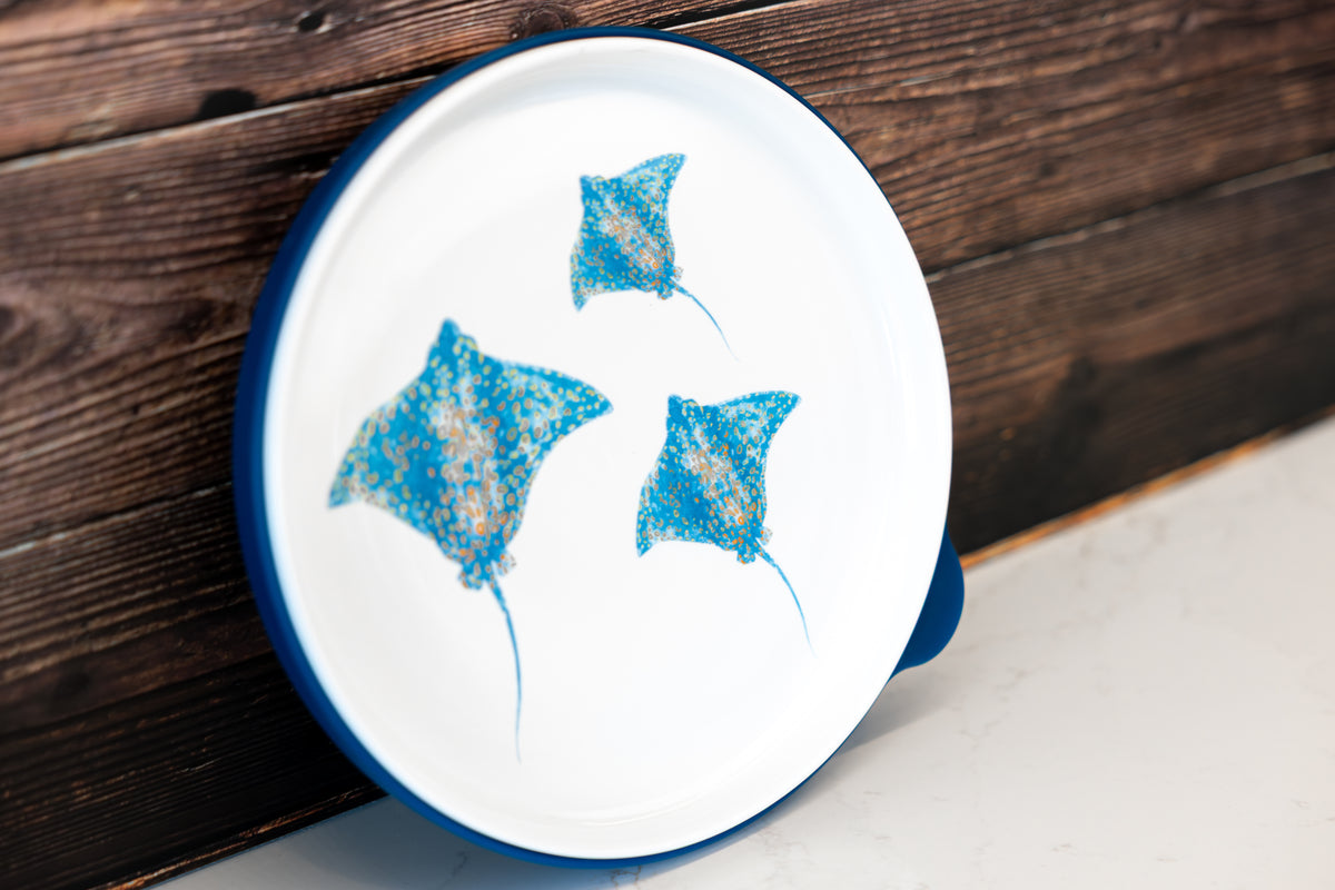 Manta Ray Ceramic Kids Dinnerware Set