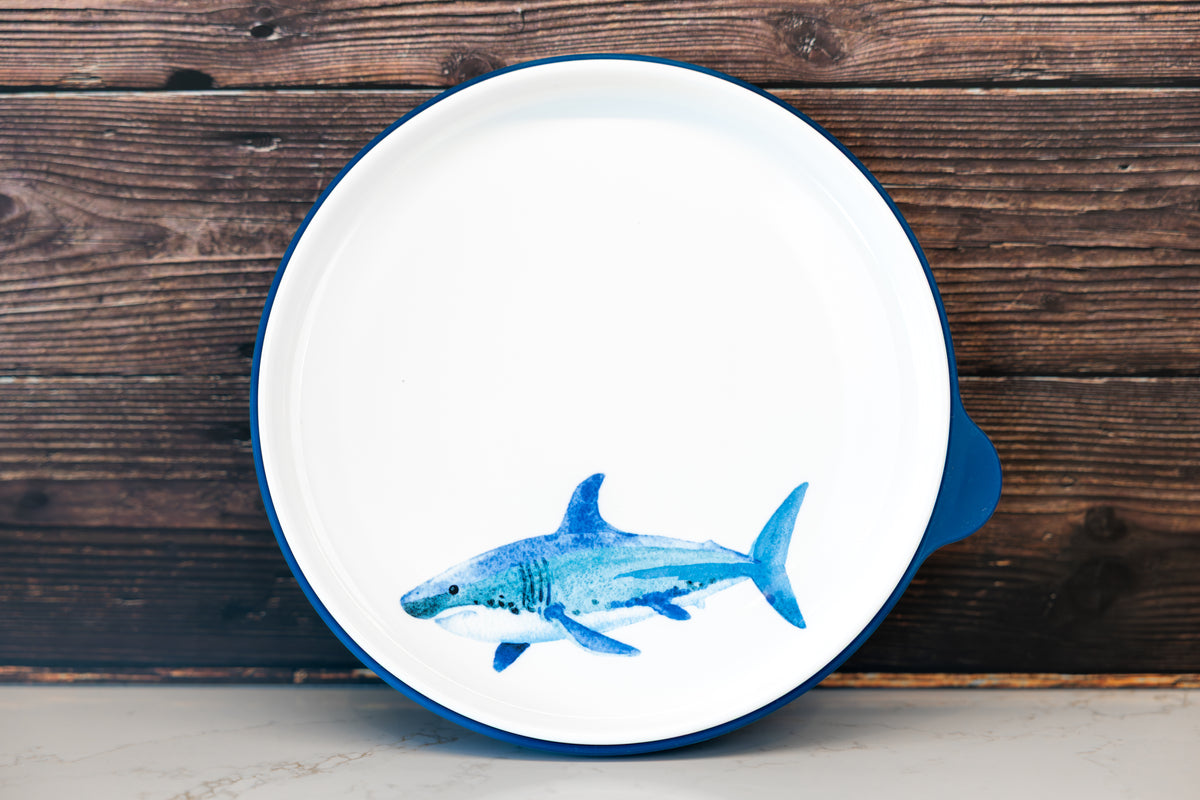 Great White Shark Ceramic Kids Dinnerware Set