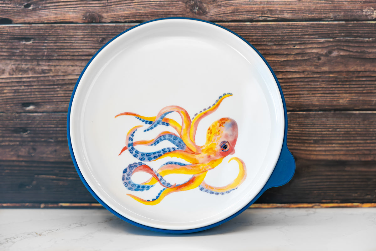 Octopus Ceramic Kids Dinnerware Set (Restock Fall 2026)