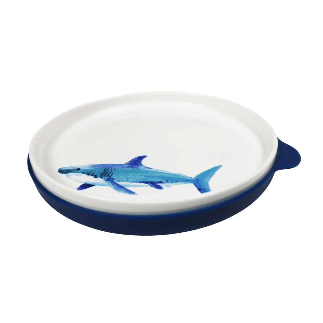 Great White Shark Ceramic Kids Dinnerware Set